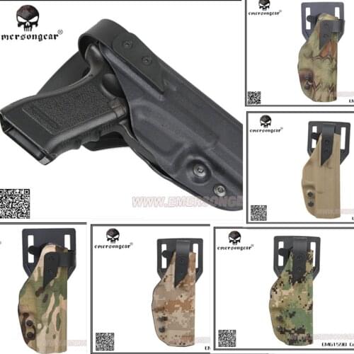 EMERSON Tactical XST Standard style holsters Pistol Paddle & Belt Holster Replacement for GLOCK BLACK DE MC AOR1 MR AOR2 AT/FG