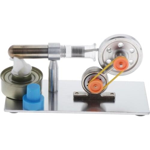 Physical Engine Power Generator Stirling Engine W/ External Combustion Kit