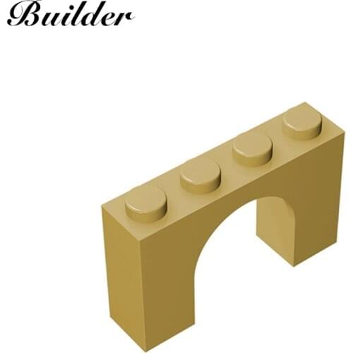 Building Blocks 6182 Brick Arch 1x4x2 Bending Plates DIY Parts 10PCS Compatible All Brands Particles Education Toys for Children