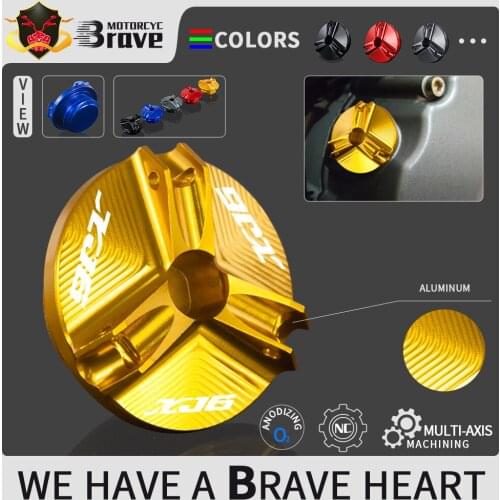 Motorcycle Engine Moto Oil Cup Fuel Filler Tank Cap Cover For Yamaha XJ6 / DIVERSION 2009 - 2016 XJ6 DIVERSION F 2010 - 2016