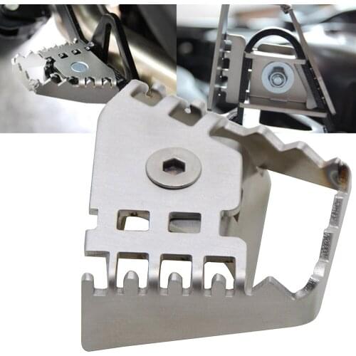 Motorcycle Foot Brake Lever Extension Rear Brake Peda Peg Pad Enlarge Extender For BMW F800GS ADV F700GS F650GS R1150GS R1200GS
