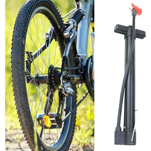 50%HOTBike Pump Double Air Nozzles Easy to Carry Waterproof High Pressure Air Inflator for MTB Bike