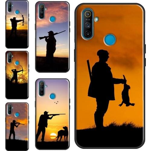 Hunter Dog Hunting Cover For OnePlus 9R 8T Nord 7 8 9 Pro Case For Realme 8 Pro 6 7 Q3 C3 C11 C21 C15 GT Neo