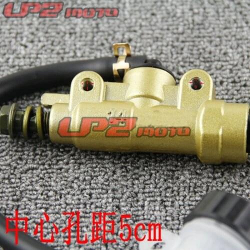 Suitable for YAMAHA XT660 XT660ZA XTZ660 XTZ750 Rear Brake Pump Foot Brake Pump Brake Master Cylinder Center Hole Distance 5cm