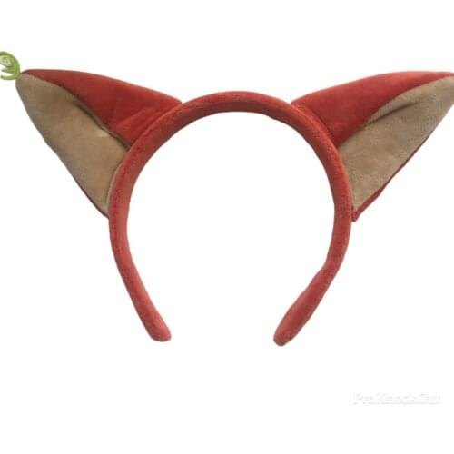 Fox Fawn Ears Lovely Cartoon Animal Cloth Headband Cute Girls Boys Festival Fantastic Hair Accessories for Women Hair Band