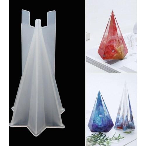 Transparent Silicone Mould Dried Flower Resin Decorative Craft Diy Crystal Pendulum Mold Epoxy Resin Molds for Jewelry