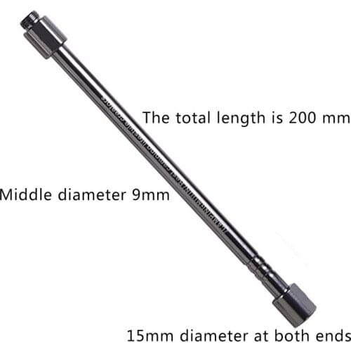 Rod Air Outdoor Multi-purpose Aluminum Alloy Extension Lamp Height Extension Rod Spray Length Extension Rod Orders Note Gray