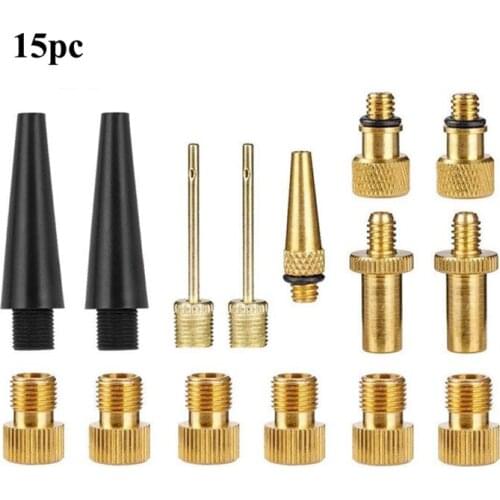 Bicycle Presta to Schrader Valve Adapters With Presta Valve Extension Pump Tools For Mountain Road Bike Valve Adaptor
