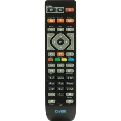 KR TİVİBU AİRTİES HD BLİSTERLİ ORIGINAL SATELLITE CONTROL (COLORFUL KEYS AT THE BOTTOM) (MENU KEY AND 1 NOLU KEY BS (3 BATTERY-POWERED AAA)