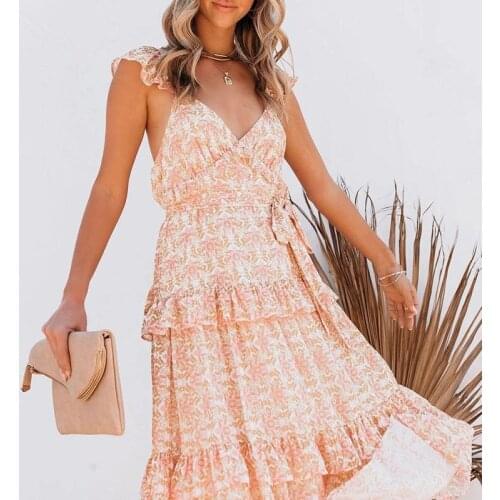 Wefads Pink Summer Dresses