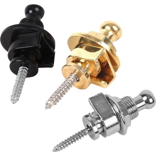 Hot Sale Guitar Strap Lock Nail Classic Bass Electric Guitar Strap Lock Musical Instruments Anti-slip Belt Locks Nails