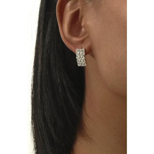 MANGOSKY Men without pierced ear buckle hypoallergenic stainless steel mens titanium steel ear stud earrings jewelry