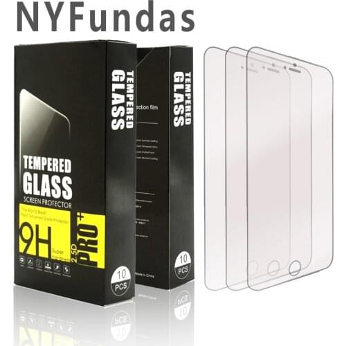 10PCS 9H Tempered Glass Screen Protector For iPhone 11 Pro Max 12 Mini 7 8 Plus X SE 2020 XS XR ScreenProtector Protection Film