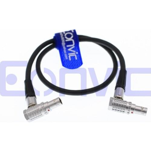 18'' Teradek Bond Link Bolt Transmitter Power Cable Male Elbow 2 Pin from ARRI Alexa - Teradek Bit 718