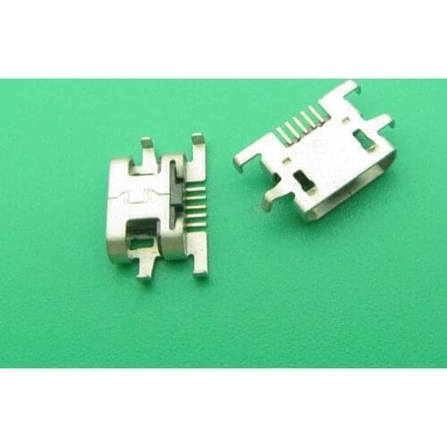 2pcs New Micro USB Port connector Socket Charging Port For Lenovo S2005 Gionee GN108 E6 K-Touch C666T T580 ZTE N909