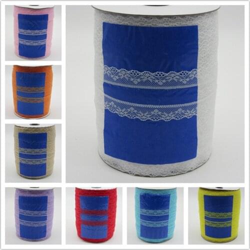 600 Yards/Lot Lace Ribbon Tape Width 20MMTrim Fabric DIY Embroidered Wedding Net Cord for Sewing Decoration African Lace Fabric