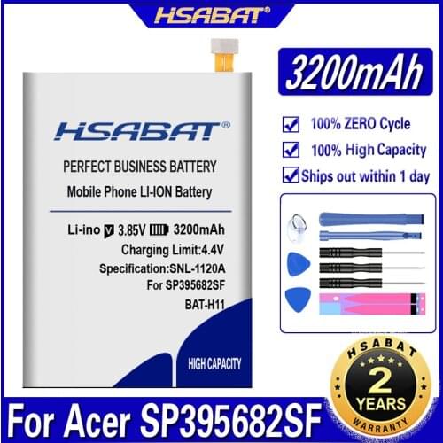 HSABAT BAT-H11 3200mAh Battery for Acer SP395682SF Batteries