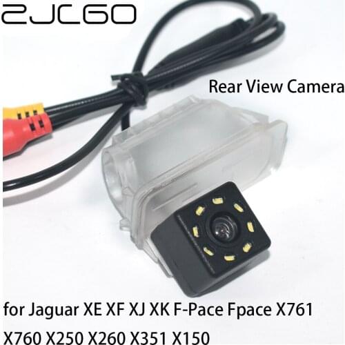 ZJCGO Car Rear View Reverse Back Up Parking Waterproof Camera for Jaguar XE XF XJ XK F-Pace Fpace X761 X760 X250 X260 X351 X150