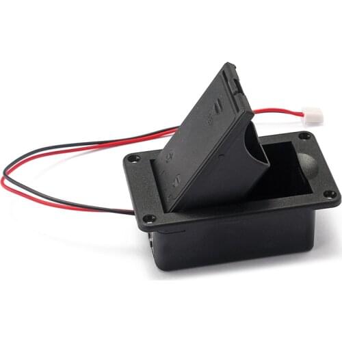 Battery Holder Case Box Cover 1PC 9V For Guitar Bass Active Pickup Connector Power Bank