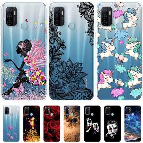 For Oppo A53 Case Oppo A53 2020 Case Cover Soft Silicone TPU Phone Case For Oppo A53 A 53 OppoA53 Case Protective