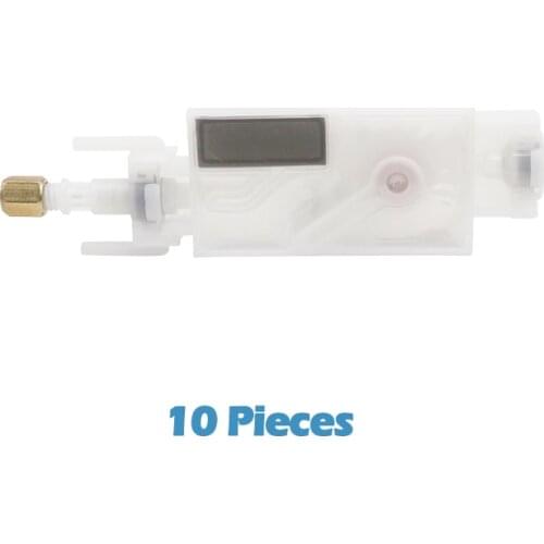 10pcs JV33 Ink damper for Mimaki JV33 JV5 TX800 CJV30 Printer damper with connector Compatible solvent ink filter DX5 damper