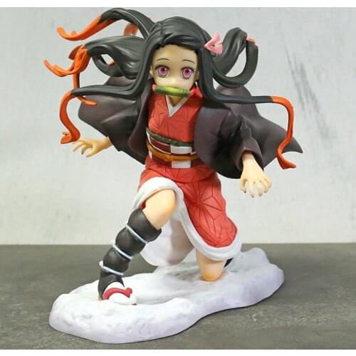 Japan Anime Demon Slayer Kimetsu no Yaiba Kamado Nezuko PVC Figure Nezuko Series Figurine Model Toy Birthday Gift
