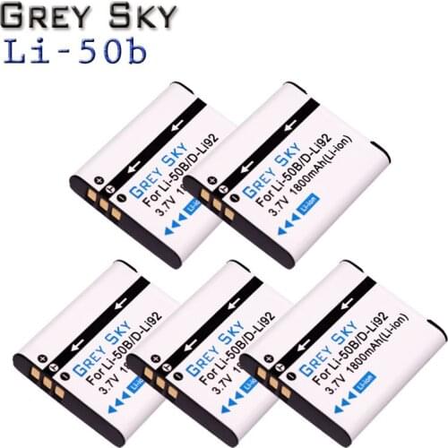 LI-50B LI 50B Battery for Olympus VR-340 1010 1020 1030SW Tough 6000 6020 8000 8010 MJU 1010 1020 TG 610 620 630 810 XZ-1