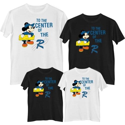 Disney Mickey Mouse T shirt Summer Comfortable 100% cotton Fashion clothes for teens Mens shirts boy t-shirt matching clothes