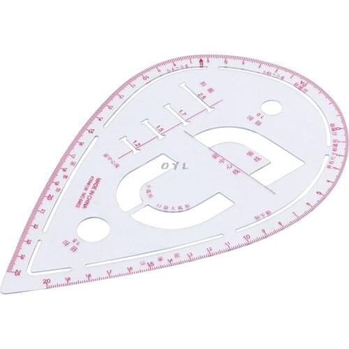 Sleeve Curve Ruler Measure Plastic for Sewing Dressmaking Tailor Drawing Tool