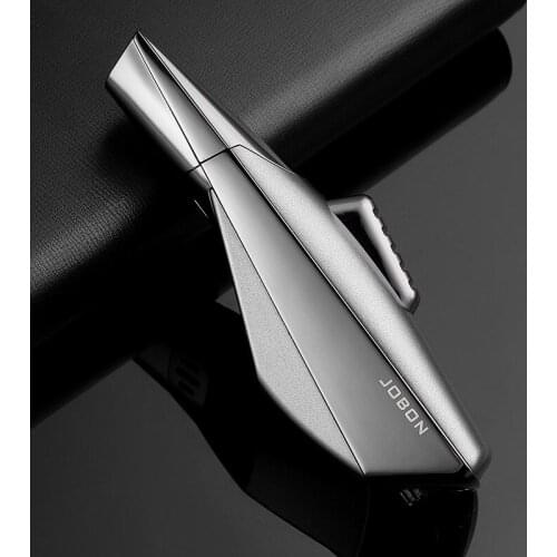 Jobon inflatable lighter windproof mens blue flame flamethrower creative cigar lighter