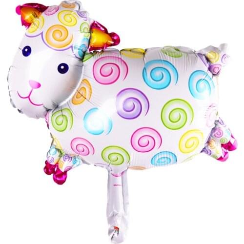 Mini Little sheep foil balloons toys Christmas Birthday Decoration Wedding Party