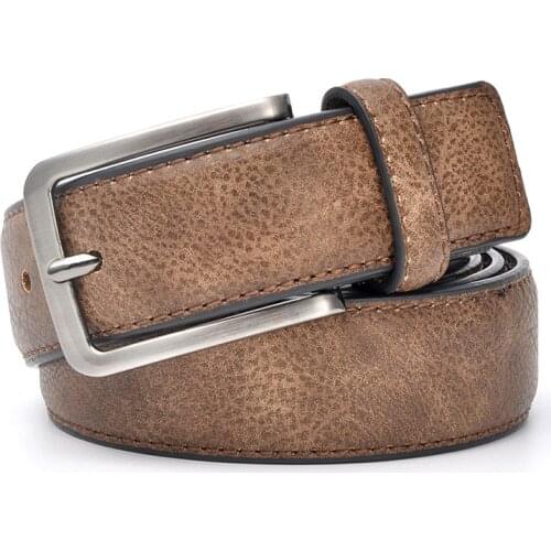 Accessories For Men Gents Leather Belt Trouser Waistband Stylish Casual Belts Men With Black Grey Dark Brown And Brown Color