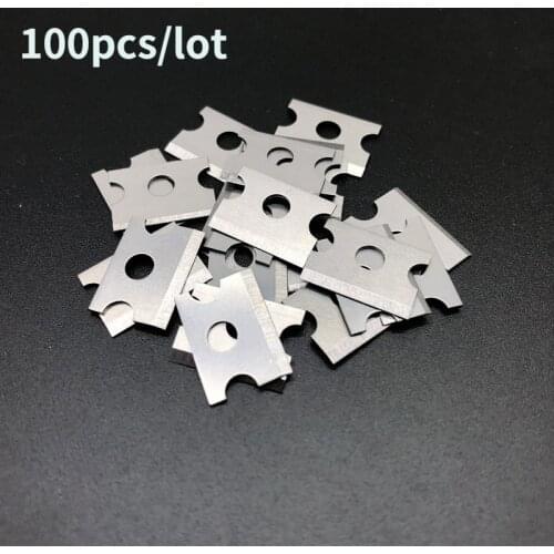 100Pcs 14X10MM Orignal Network Clamp Blade Ethernet Cable Plier Replace Blade Opel Network Power Crimper Accessories wholesale