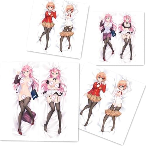 Mxdfafa Japanese Anime We Never Learn Sexy Hug Body Pillow Cover Rizu Ogata Mafuyu Kirisu Otaku Decorative Dakimakura Case