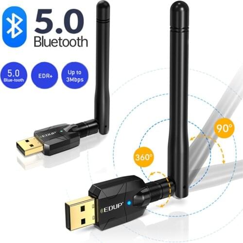 100M Bluetooth 5.0 Receiver USB Audio Transmitter 2 IN 1 Wireless Adapter For Speaker Headphone Tablet with External Antenna