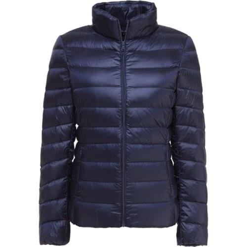 Autumn and Winter Plus Ultra Light Down Jacket Women Duck Down Jacket Feather Lightweight Windbreaker Warm Thin Coats