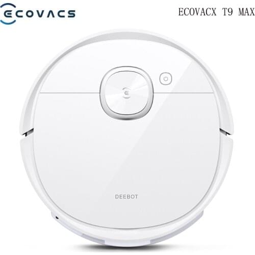 2021 New ECOVACS Deebot T9 Max Vacuum Cleaner Robot Mobile Fragrance Super Suction 3000Pa Advanced TrueDetect 3D & TrueMapping
