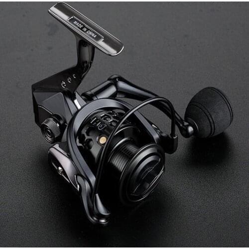2021 Fishing Reel 5.5:1 Gear Ratio 14+1 10000-7000Series Bearings Metal Spool Spinning Reel Lightweight Left/Right Hand Wheels