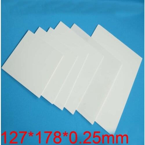 0.25m thickness Alumina ceramic sheet aluminium oxide ceramic wafer borolon ceramic plate Heater high temperature