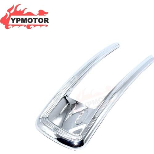 Touring Motorcycle Chrome Plastic Front Fender Upper Surface Cover Accent Decal Sticker For Indian Scout 2015-2019 2016 2017