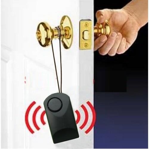10pcs/lot high quality door handle touch alarm 120 dB siren anti-theft alarm door knob door alarm anti-entry security alarm
