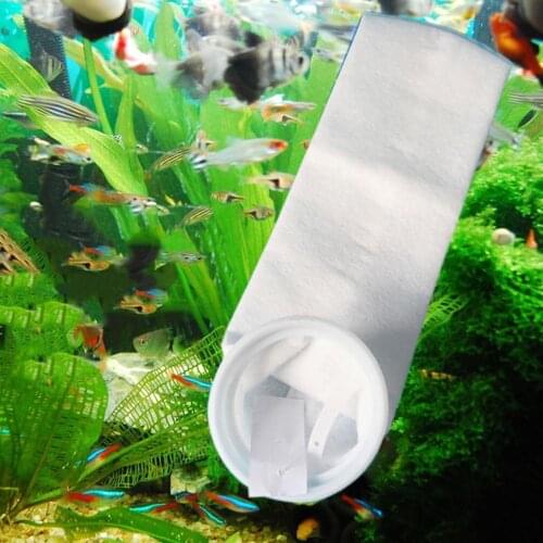 105*230MM 2018 New PP Non-woven Mariculture Filter Bag 100um 150um 200um Fish Tank Cleaning Dropshipping
