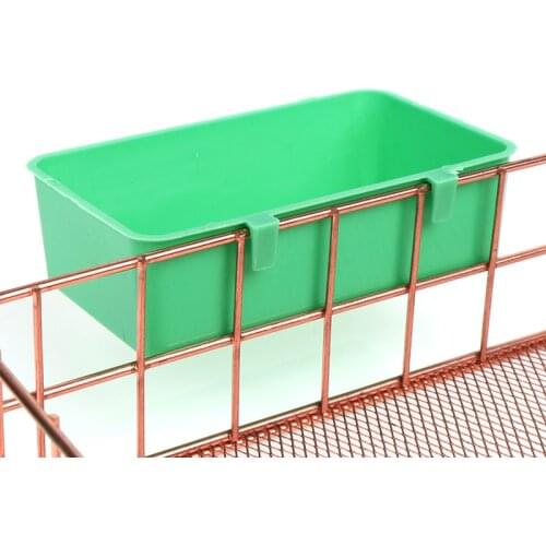 5pcs/set Multi-function Food Tray Parrot Bathtub Animal Cage Standing Wash Shower Box Pet Stuff