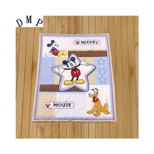 Promotion! Cartoon Baby Bedding Set Cot Crib Bedding Set for girls boys baby duvet baby quilt