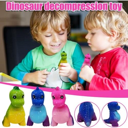Antistres Cute Lovely Star Dinosaur Squishy Toys Slow Rising Scented Fidget Stress Relief Decompression Toy Funny Gift Kawaii