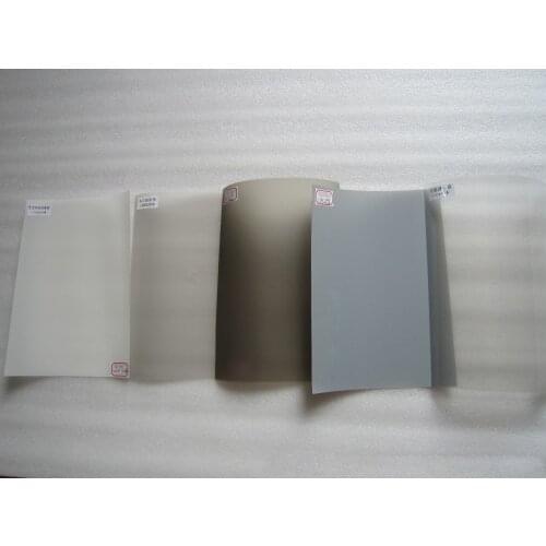 Free Shipping! 5 Pieces 21CMx29CM of Each Color Rear Projection Film of Holographic, Light/Dark Gray, Black,White color Sample