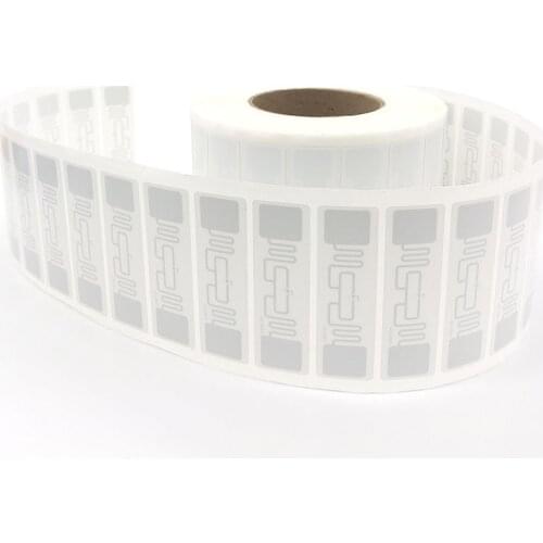 1000pcs UHF RFID Tag AZ 9662 H3 Chip ISO 18000-6C 915MHz Passive RFID UHF Sticker Label Size: 73*23mm Read Range 6m-8m