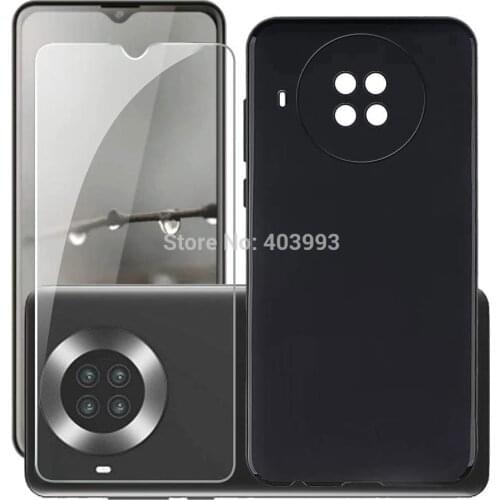 For Cubot Note 20 Pro Case For Cubot Note 20 Glass Luxury Soft TPU Phone Case With Tempered glass For Cubot Note 20