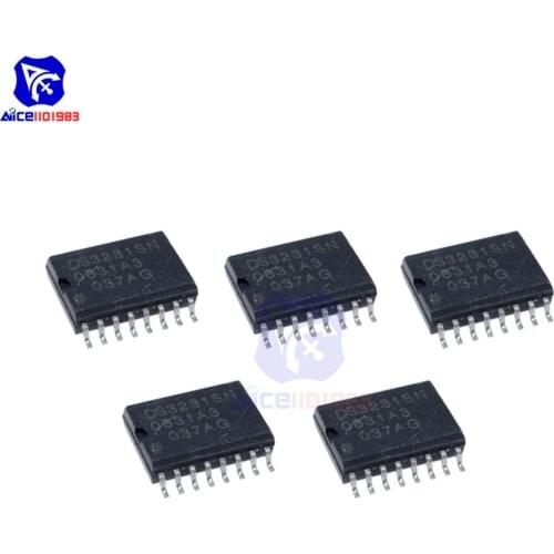 Diymore 5PCS/Lot IC Chips DS3231SN DS3231 SOP16 Date Time Format Original Integrated Circuits