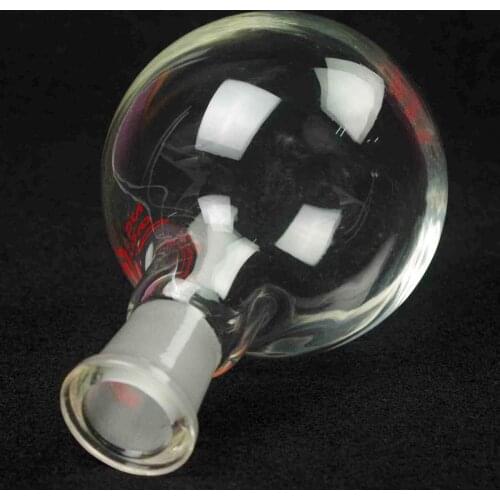500ml 19/26 Quickfit Socket Joint Borosilicate Glass Flask Round Bottom Single Short Neck Labware
